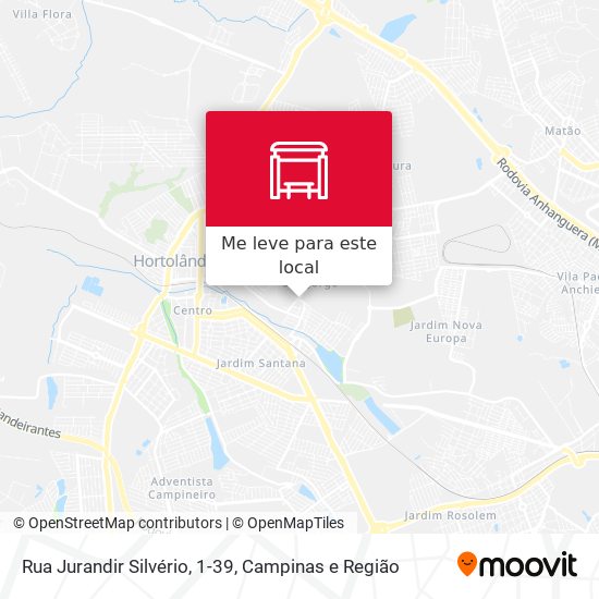 Rua Jurandir Silvério, 1-39 mapa