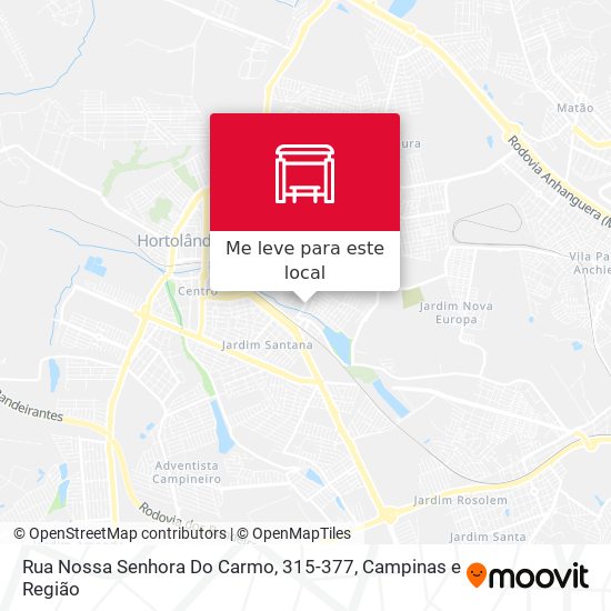 Rua Nossa Senhora Do Carmo, 315-377 mapa