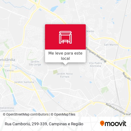 Rua Camboriú, 299-339 mapa