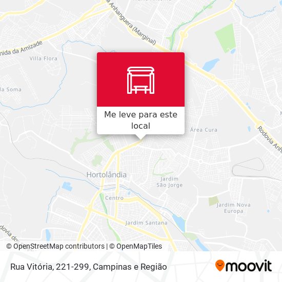 Rua Vitória, 221-299 mapa