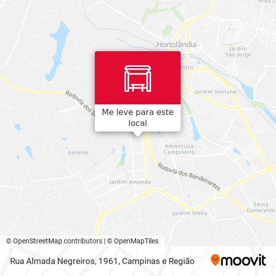 Rua Almada Negreiros, 1961 mapa