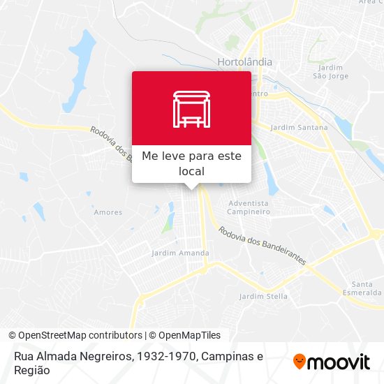 Rua Almada Negreiros, 1932-1970 mapa