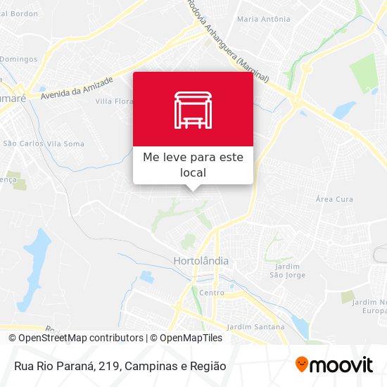 Rua Rio Paraná, 219 mapa