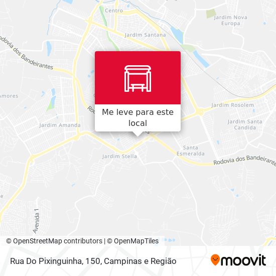 Rua Do Pixinguinha, 150 mapa