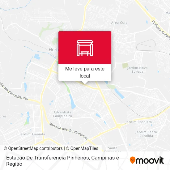 Estação De Transferência Pinheiros mapa