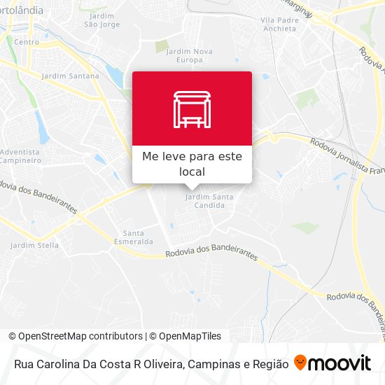 Rua Carolina Da Costa R Oliveira mapa
