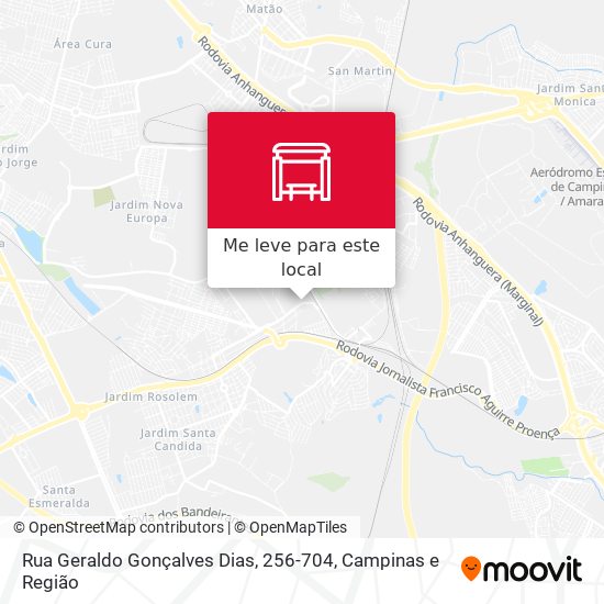 Rua Geraldo Gonçalves Dias, 256-704 mapa