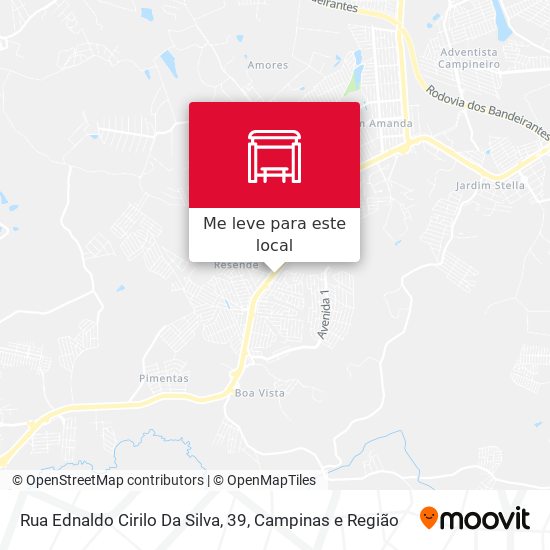 Rua Ednaldo Cirilo Da Silva, 39 mapa