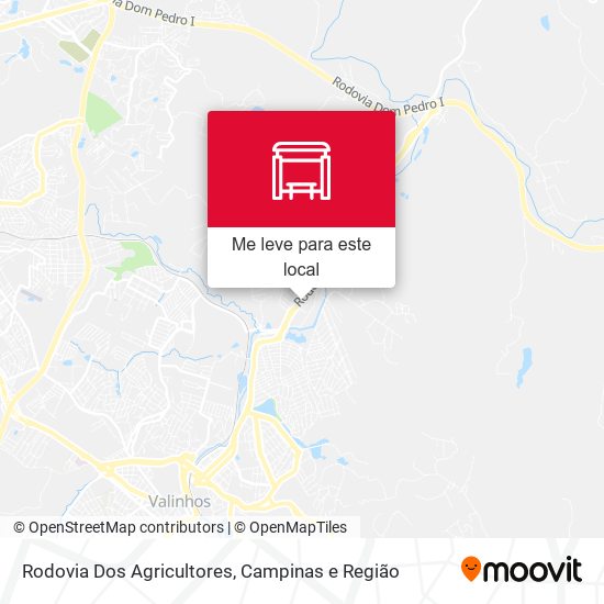 Rodovia Dos Agricultores mapa