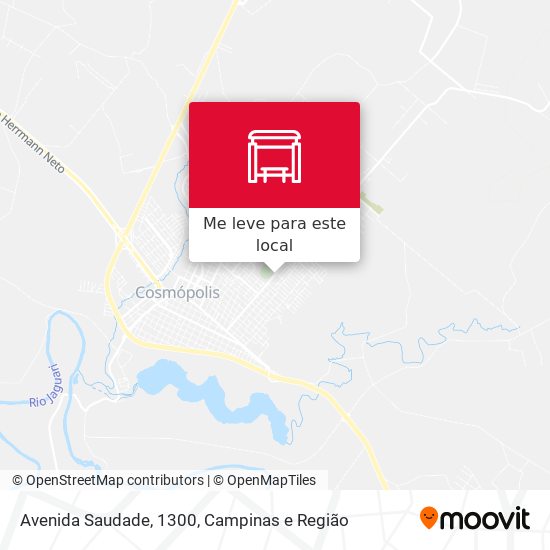 Avenida Saudade, 1300 mapa