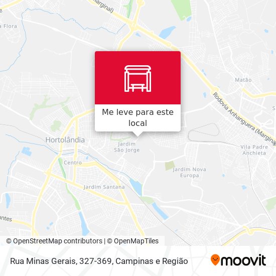 Rua Minas Gerais, 327-369 mapa