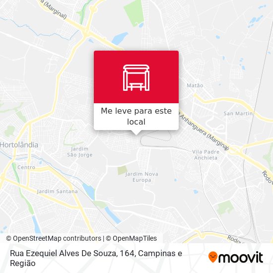 Rua Ezequiel Alves De Souza, 164 mapa