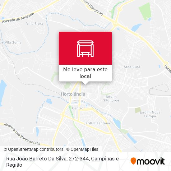 Rua João Barreto Da Silva, 272-344 mapa