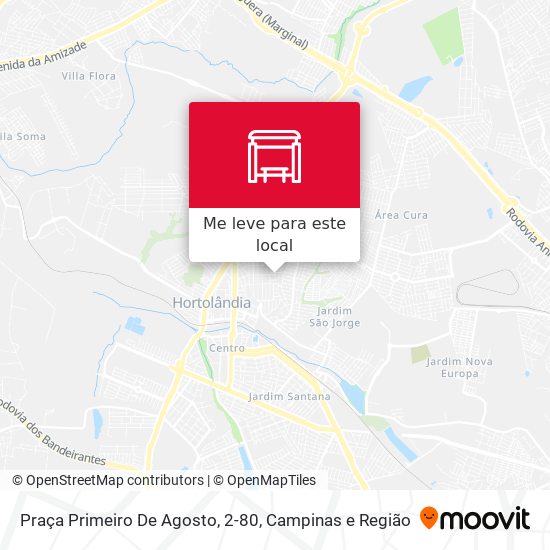 Praça Primeiro De Agosto, 2-80 mapa