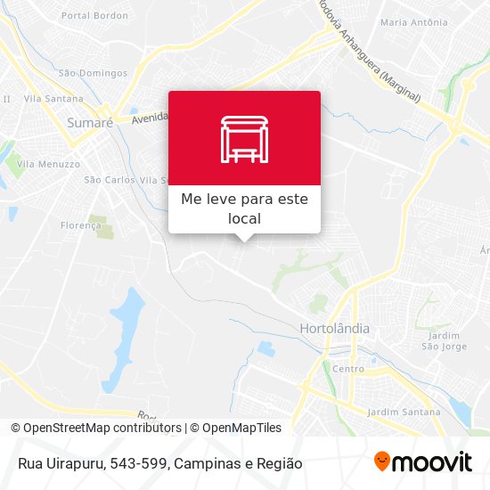 Rua Uirapuru, 543-599 mapa