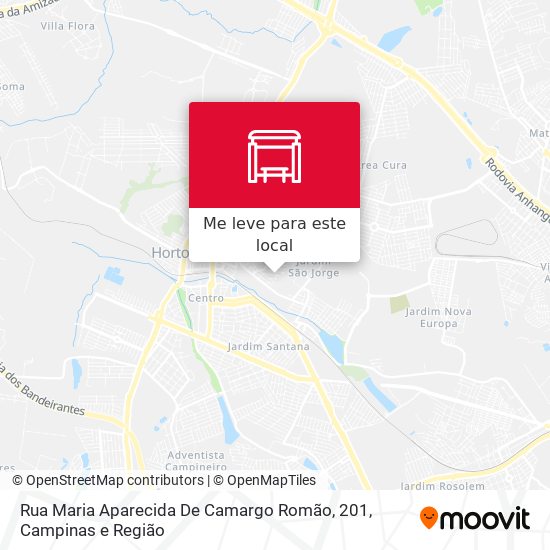 Rua Maria Aparecida De Camargo Romão, 201 mapa