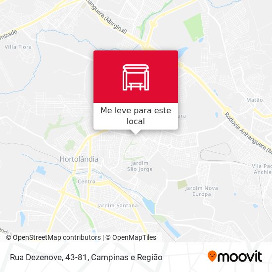 Rua Dezenove, 43-81 mapa