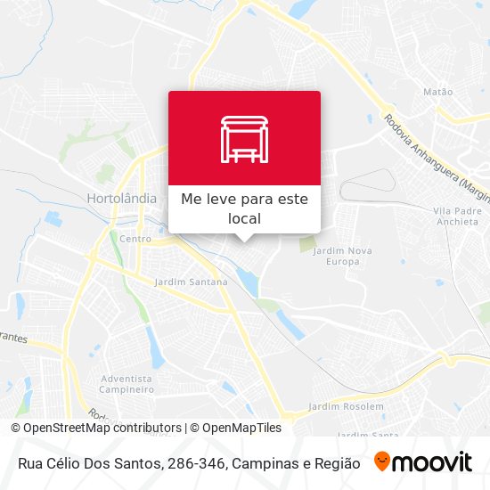 Rua Célio Dos Santos, 286-346 mapa