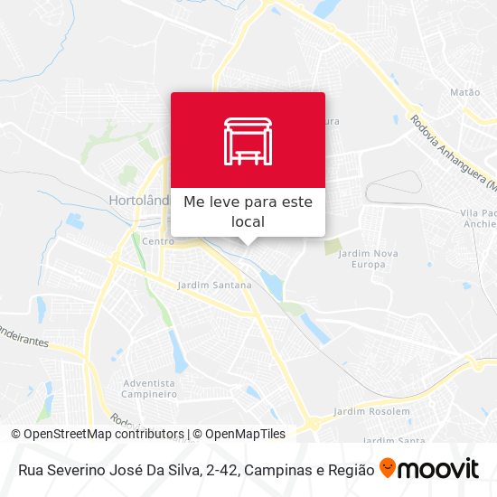 Rua Severino José Da Silva, 2-42 mapa