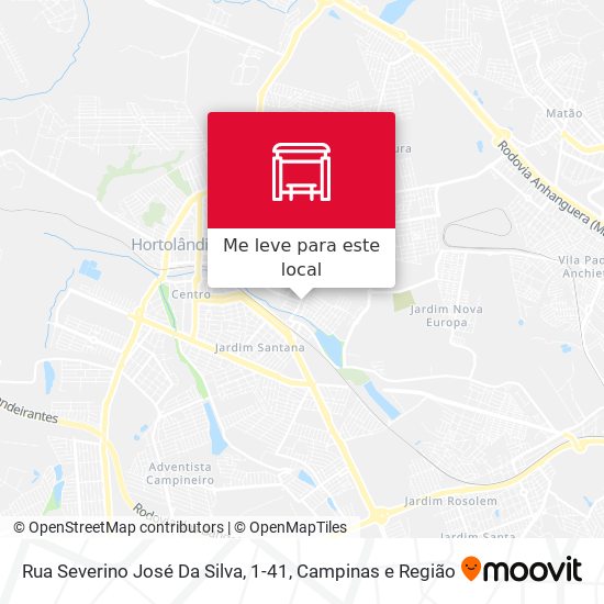 Rua Severino José Da Silva, 1-41 mapa