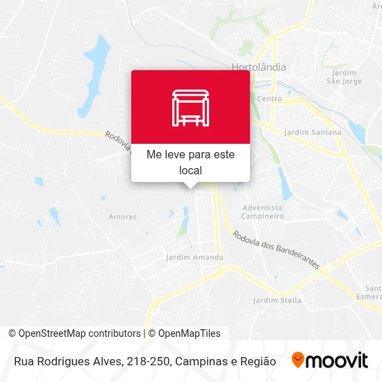 Rua Rodrigues Alves, 218-250 mapa
