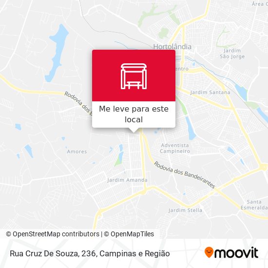 Rua Cruz De Souza, 236 mapa
