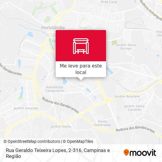 Rua Geraldo Teixeira Lopes, 2-316 mapa