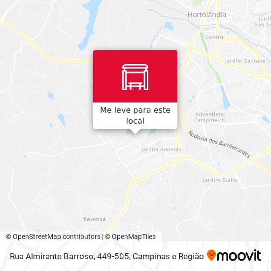 Rua Almirante Barroso, 449-505 mapa