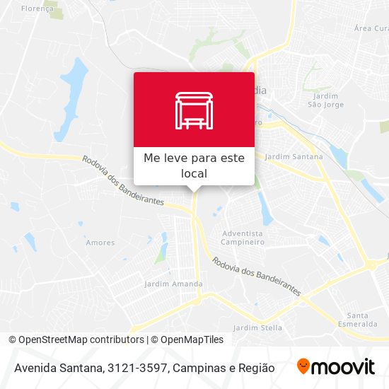 Avenida Santana, 3121-3597 mapa
