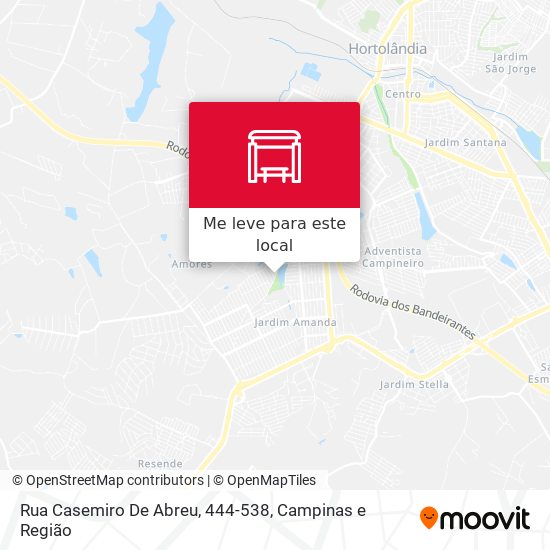 Rua Casemiro De Abreu, 444-538 mapa