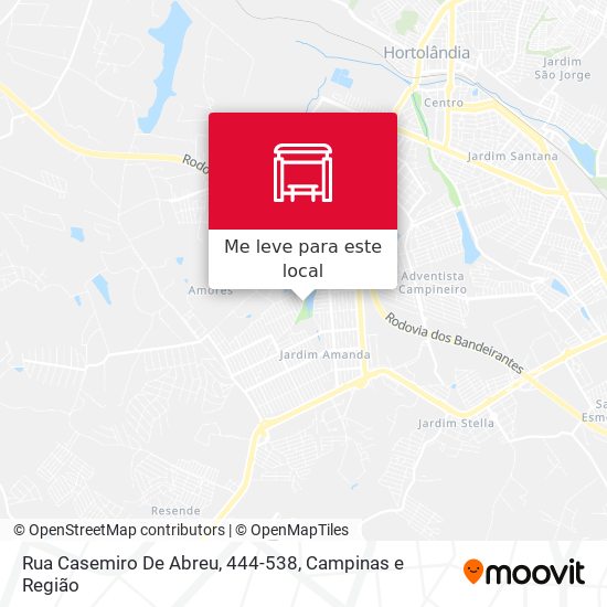 Rua Casemiro De Abreu, 444-538 mapa