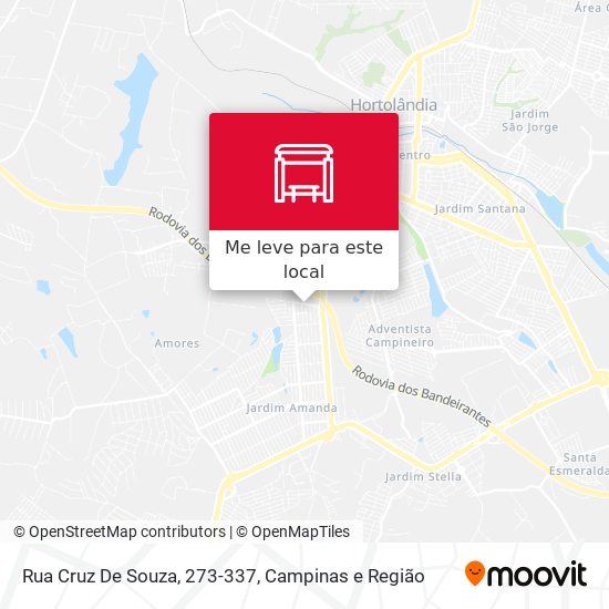 Rua Cruz De Souza, 273-337 mapa