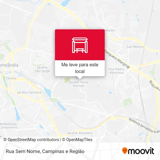 Rua Sem Nome mapa