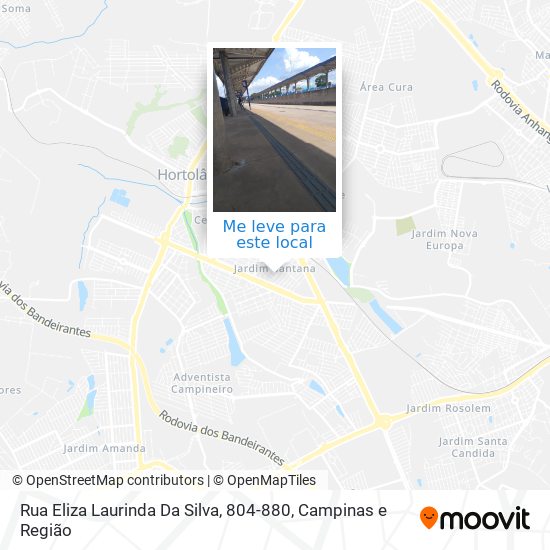 Rua Eliza Laurinda Da Silva, 804-880 mapa