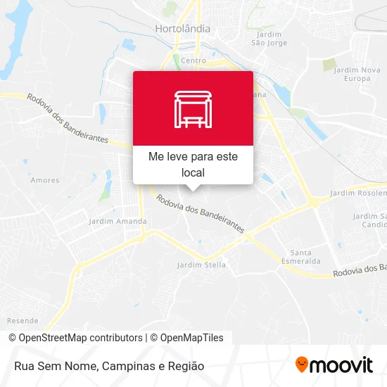 Rua Sem Nome mapa