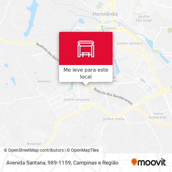 Avenida Santana, 989-1159 mapa