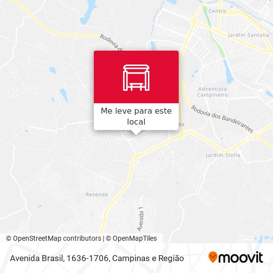 Avenida Brasil, 1636-1706 mapa