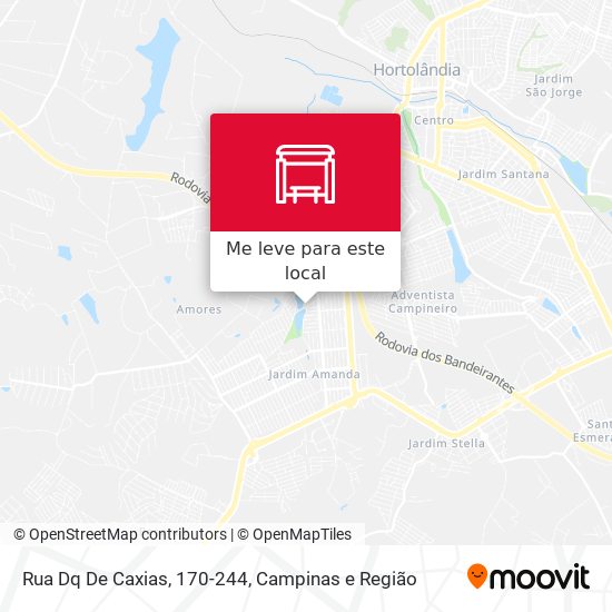 Rua Dq De Caxias, 170-244 mapa