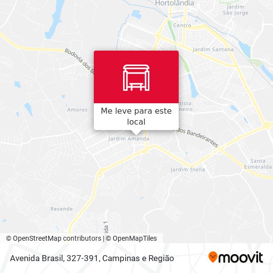Avenida Brasil, 327-391 mapa
