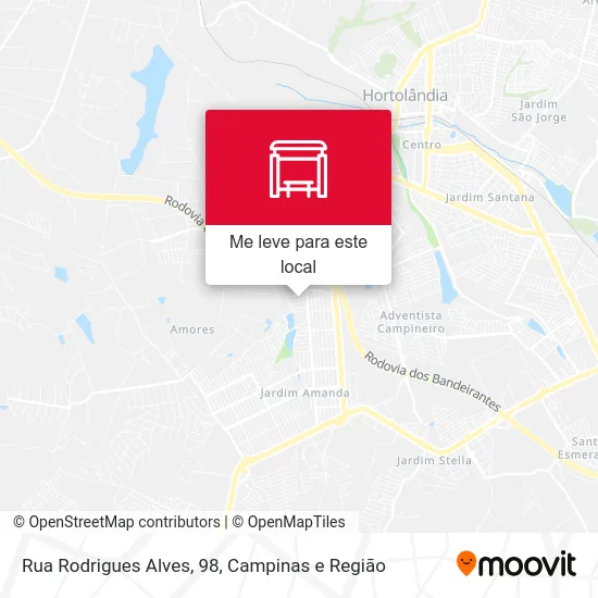 Rua Rodrigues Alves, 98 mapa