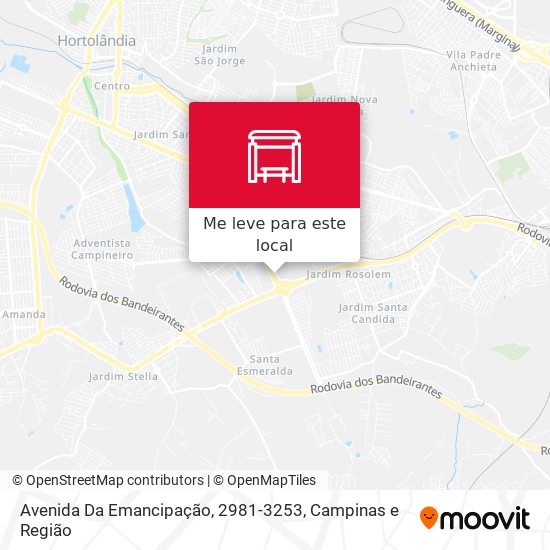 Avenida Da Emancipação, 2981-3253 mapa