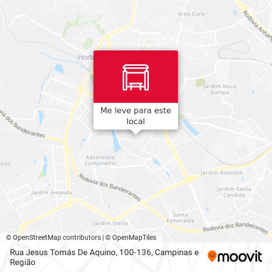 Rua Jesus Tomás De Aquino, 100-136 mapa