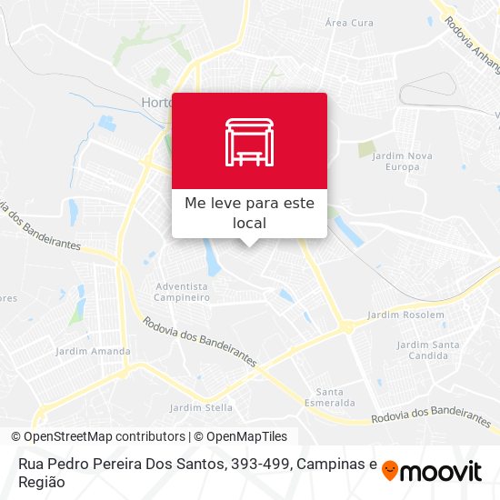 Rua Pedro Pereira Dos Santos, 393-499 mapa