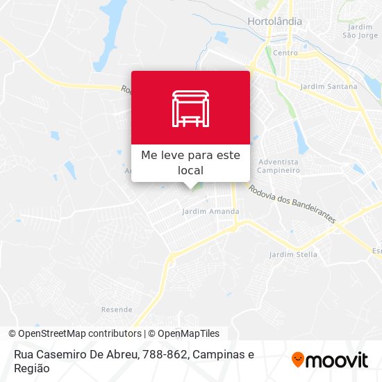Rua Casemiro De Abreu, 788-862 mapa