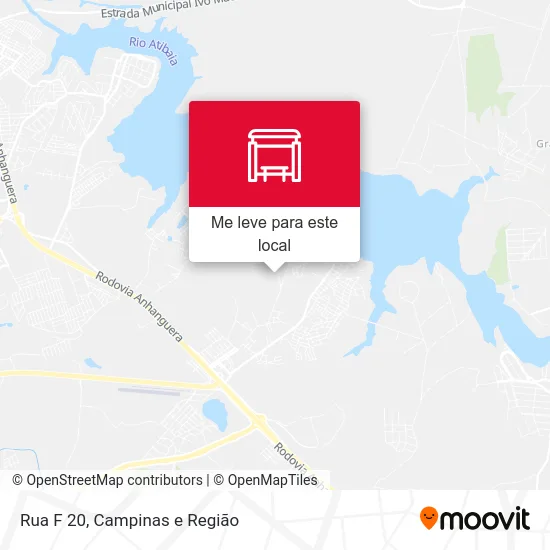 Rua F 20 mapa