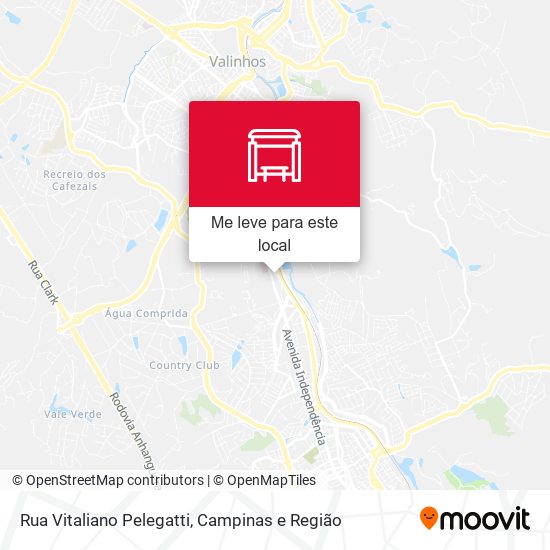 Rua Vitaliano Pelegatti mapa