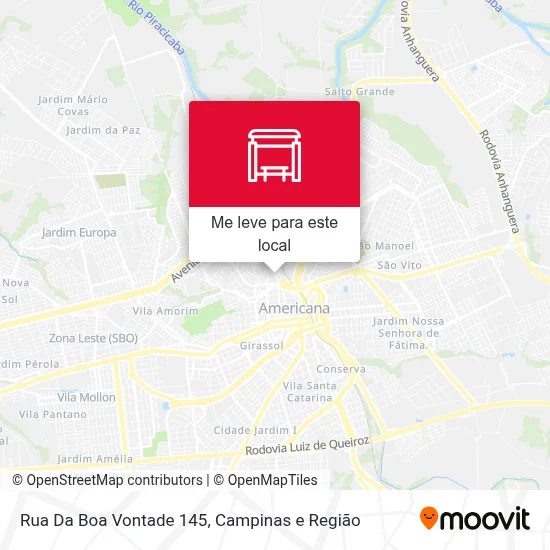 Rua Da Boa Vontade 145 mapa