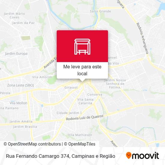 Rua Fernando Camargo 374 mapa