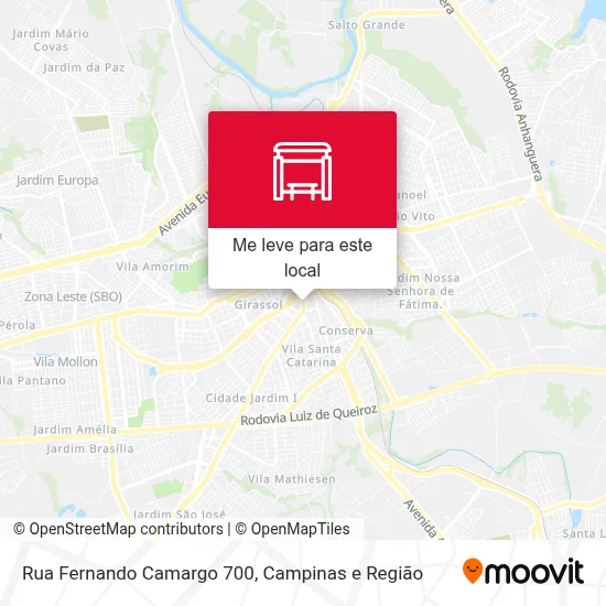 Rua Fernando Camargo 700 mapa