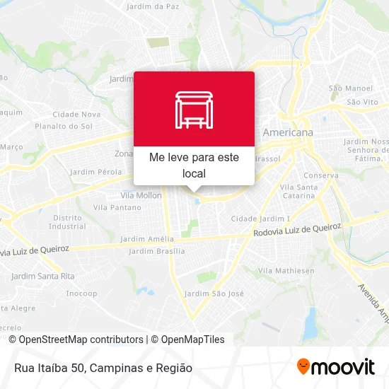 Rua Itaíba 50 mapa
